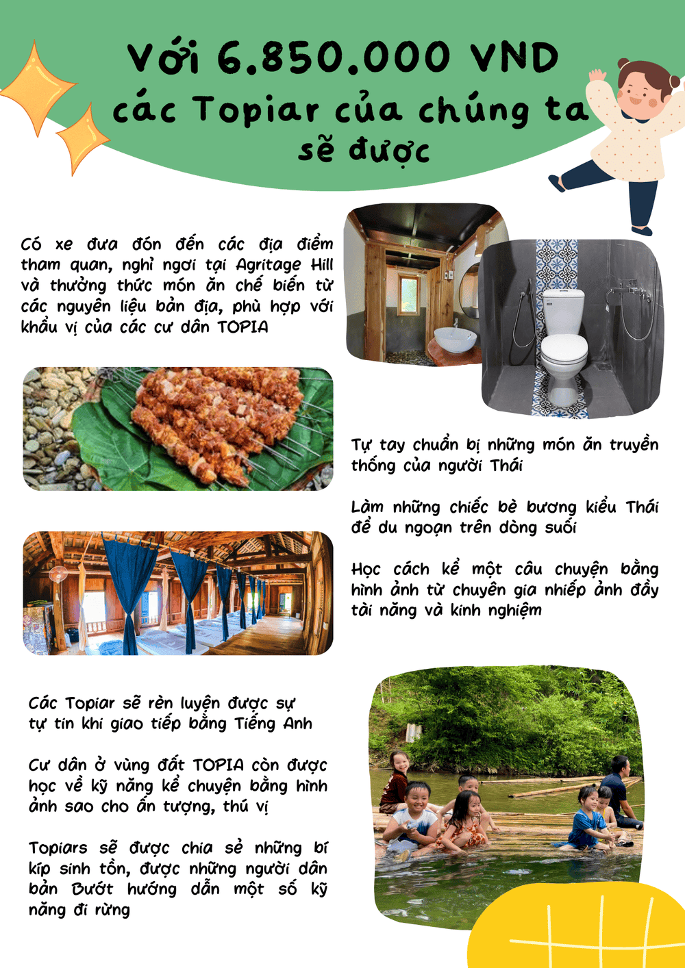 BƯỚTOPIA: Tour Du Lịch Tiếng Anh Gắn Liền Với Thiên Nhiên Và Trải Nghiệm Văn Hóa Dân Tộc